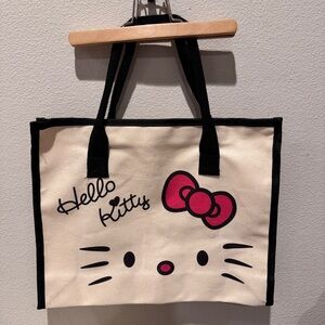 Hello Kitty Canvas Tote Bag New NWOT